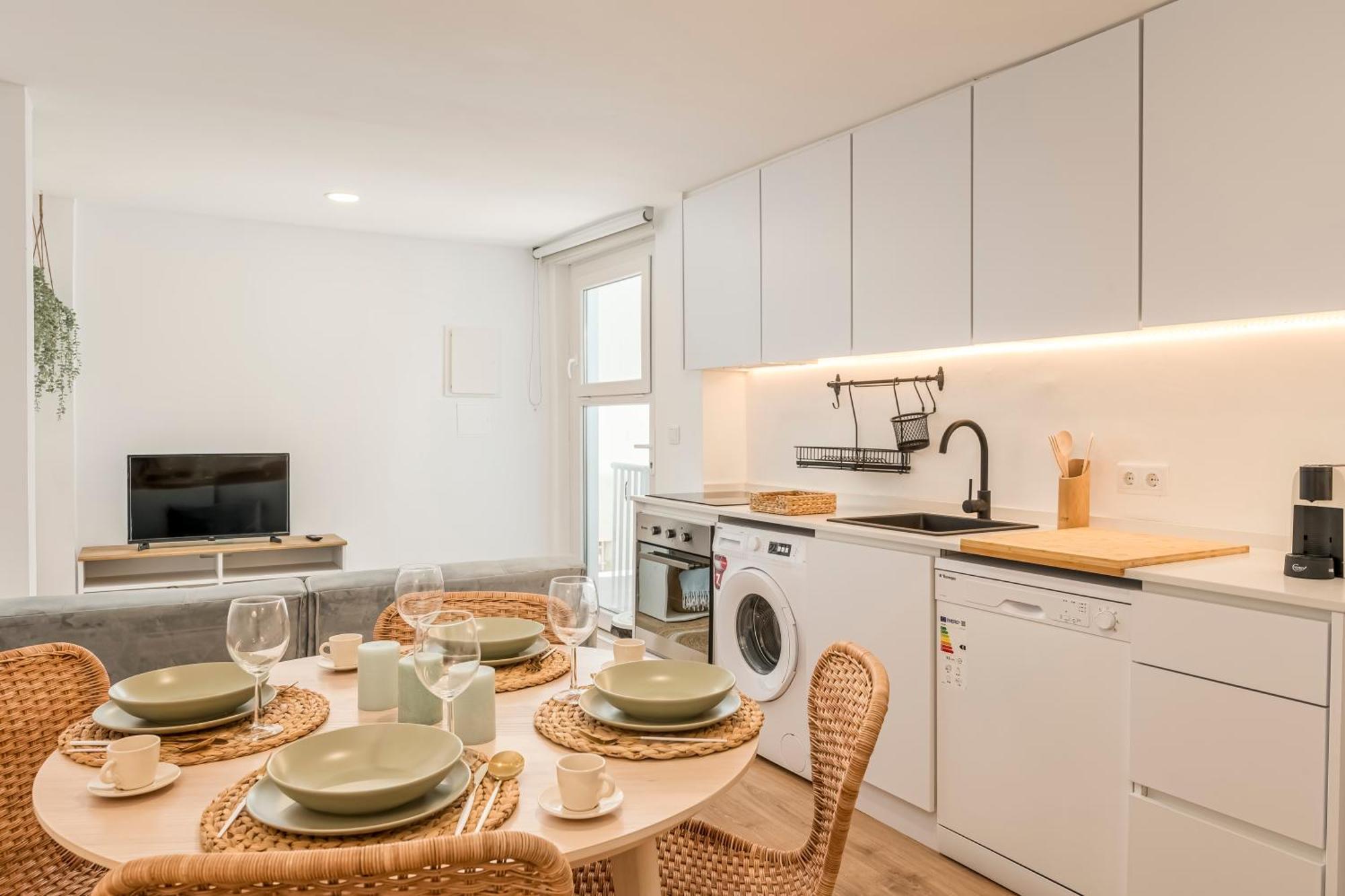Chalet Marias - Parede Beach Apartments Eksteriør billede